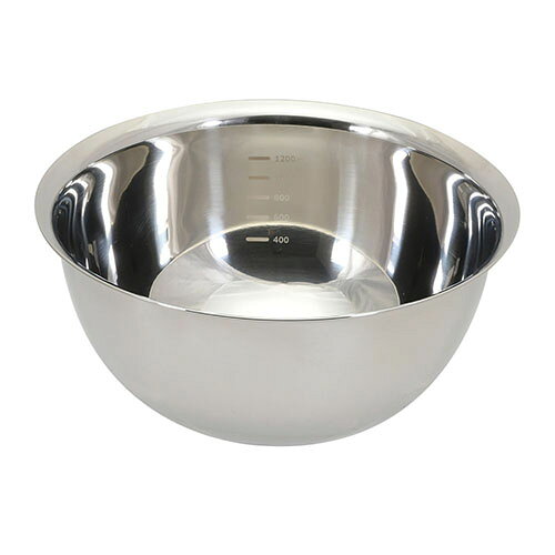 リバティーコーポレーション LD-420 Style Kitchenware ステンレス製 深型ボウル 18cm 目盛付