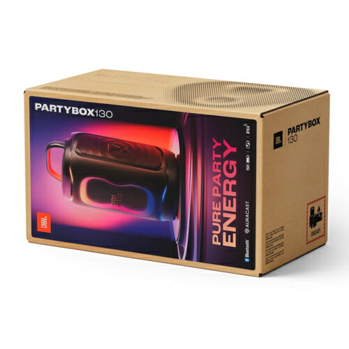 【長期保証付】JBL(ジェイ ビー エル) JBL PartyBox 130 BK ブラック Bluetoothス...