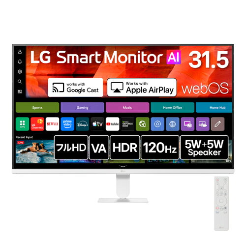 楽天市場】モニター lg 32mn50w-bの通販