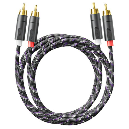 FiiO(フィーオ) TRUST LR-RCA6M 100cm アナログ接続用オーディオケーブル RCA to RCA