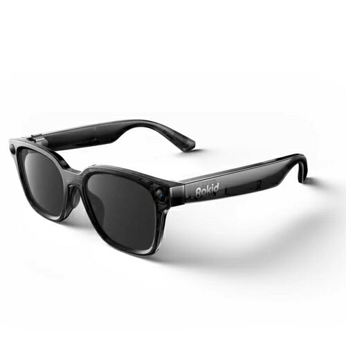 Rokid(ロキッド) Rokid Ai Glasses Style グレー半透明本体＋ブラックレンズ スマートAIグラス RV203-GY AIアシスタ…