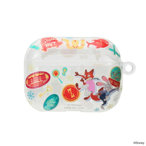 PGA PG-DAPP3TP06ZTP AirPods Pro 3用 ソフトケース ズートピア
