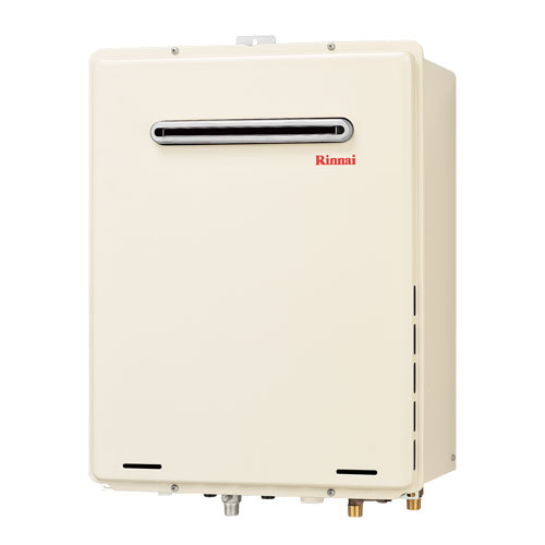 Rakuten - Rinnai リンナイ ガス給湯器+マルチリモコンセット RUF-A2005SAW(B)＋MBC-240V 都市ガス用 20号セミオート 屋外壁掛・PS標準設置型 ガスふろ給湯器 設置フリータイプ 送料無料