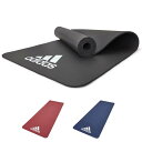 フィットネスマット 厚さ7mm ADMT-11014 adidas アディダス 筋トレ 腹筋 筋肉 送料無料 173×61×0.7cm