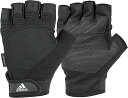 adidas(アディダス) パフォーマンストレーニンググローブ ブラック エアロレディー素材 S/M/L(吸汗性、速乾性、透湿性、保温性)筋トレ 腕立て 腹筋 ...