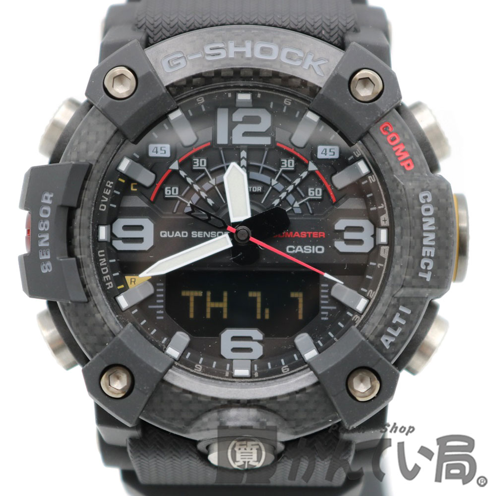 【中古】CASIO（カシオ）GG-B100-1AJFG-SHOCKMASTEROFGMUDMASTERマッドマスタージーショックカーボン箱付き取扱説明書付き【USED-A】