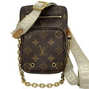 【中古】LOUIS VUITTON(ルイ・ヴィトン)M80746 モノグラム ユーティリティ クロスボディ ショルダーバッグ コンパクトバッグ 斜め掛け チェー...