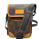 【中古】LOUIS VUITTON（ルイ・ヴィトン） N40357 アマゾンメッセンジャー　ヴァージルアブロー NIGOコラボ ダミエエベヌジャイアント ショルダーバッグ フラップ付き【USED-SA】