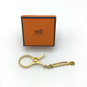【中古】HERMES(エルメス)グローブホルダー ゴールド【USED-B】