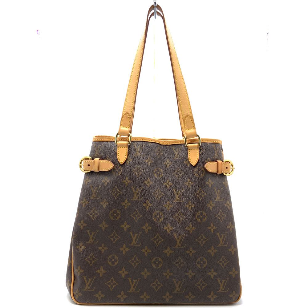 LOUIS VUITTON（ルイ・ヴィトン）M51153 バティニョール・ヴェルティカル モノグラム トートバッグ ショルダーバッグ ハンドバッグ ブラウン レディース ゴールド金具