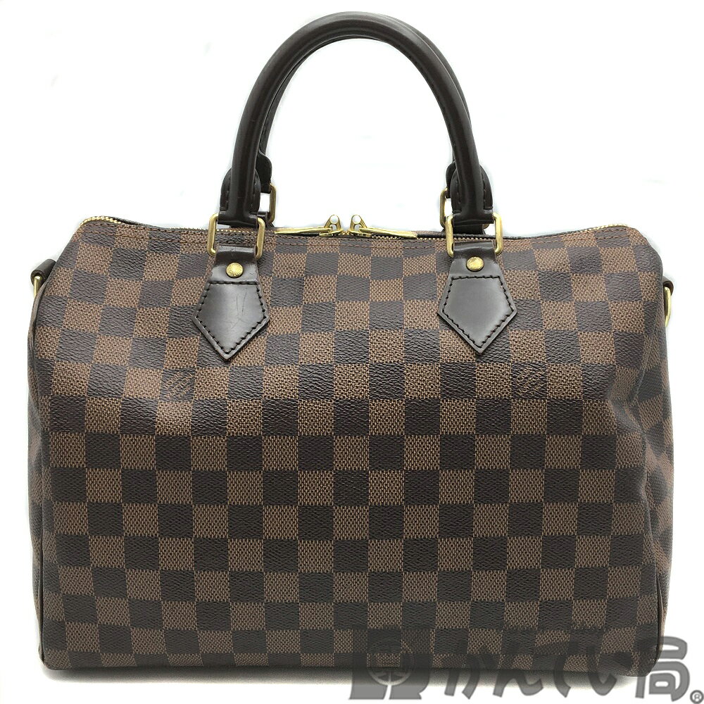 商品情報 管理番号 N1200167926600169 ブランド LOUIS VUITTON(ルイヴィトン) 商品名 スピーディ30 型番 N41367 シリアル CT5108 素材 キャンバスレザー カラー ブラウン系/ゴールド金具 ※写真の色と実物の色は見え方が若干異なる場合がございます。 サイズ 縦：約22cm×横：約30cm×マチ：約18cm ハンドルの高さ：約11cm ※実寸のため多少の誤差はご了承下さい。 仕様 ファスナー開閉式 【外側】無し 【内側】オープンポケット×1、Dリング×1 付属品 鍵/カデナ/保存袋 ※表記または写真に掲載のないものは付属しておりません。 商品説明 ルイヴィトンよりボストンバッグが入荷しました！ ◇この商品にはショルダーストラップは付属していません。バッグのみとなりますので予めご了承ください。 ■やや型崩れしております。 ■角やフチにスレ、汚れがございます。 ■バッグ表面にキズや汚れがございます。特に茶色いレザー部分の汚れやキズが目立ちます。 ■内側に使用感があり、汚れが複数箇所にございます。 ■ポケット内に汚れや剥がれがございます。 ■ハンドルに汚れやキズが複数ございます。 ■金具にキズやメッキ剥がれ、変色が多数ございます。 ランク 【USED-B】 注意事項 ※カメラにて撮影のため実際の商品の色・質感等が若干異なる場合がございます。 ※モニターの発色により、実物と色の見え方が異なる場合がございます。 ※商品の状態は写真でもご確認下さい。 ※写真には目立つ箇所、また一番状態の悪い箇所を優先的に掲載しております。 ※店頭でも販売中のため、多少の小傷等はご了承下さい。 商品に関する問い合わせ先/発送元 かんてい局名取店（宮城県） TEL:022-797-8710 営業時間/10:00～18:00（火曜・水曜定休日） 商品の状態について NEW 新品 未使用品 未使用品 USED【S】 極めて未使用品に近い超美品　 USED【SA】 メンテナンス済みの商品やほとんど使用された形跡が見られない美品 USED【A】 使用感が少ないキレイな美品 USED【AB】 使用感はあるが、程度のよい良品 USED【B】 使用感があり、キズや汚れがあるが、使用上問題のない中古品 USED【BC】 キズや汚れ、劣化が目立つが使用上問題のない中古品 USED【C】 使用上問題のある恐れのある難あり品 USED【ジャンク】 使用上問題のあるジャンク品 ※程度の目安はあくまでも当店の基準となります。 ※他店様とは同一の基準ではございませんのでご理解ください。