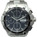 【中古】 TAG Heuer (タグ・ホイヤー) CAF2010.BA0815 アクアレーサー クロ ...