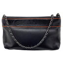【中古】 CHANEL (シャネル) ワイルドステッチ アクセサリーポーチ 9番台 ミニ チェーンショルダーバッグ ミニバッグ ハンドバッグ チェーンバッグ ロ...