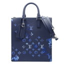 【中古】 LOUIS VUITTON (ルイヴィトン) M57843 サックプラ メッセンジャー モノグラム ウォーターカラー ショルダーバッグ ネイビー ブル...