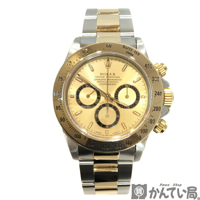 【中古】ROLEX（ロレックス）16523デイトナ自動巻きゴールドS番メンズ腕時計【USED-A】