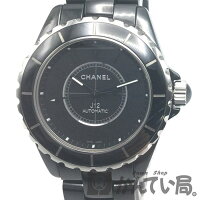 【中古】CHANEL（シャネル）H3829J12インテンスブラック38mmオートマインデックスブラックセラミックメンズ腕時計【USED-AB】