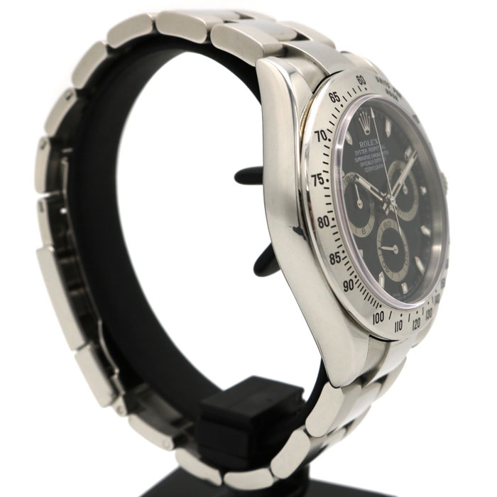 【中古】 ROLEX（ロレックス）　116520　コスモグラフ　デイトナ　黒文字盤　D番　2005年頃　旧バックル　メンズ　クロノグラフ　腕時計 【USED-A】