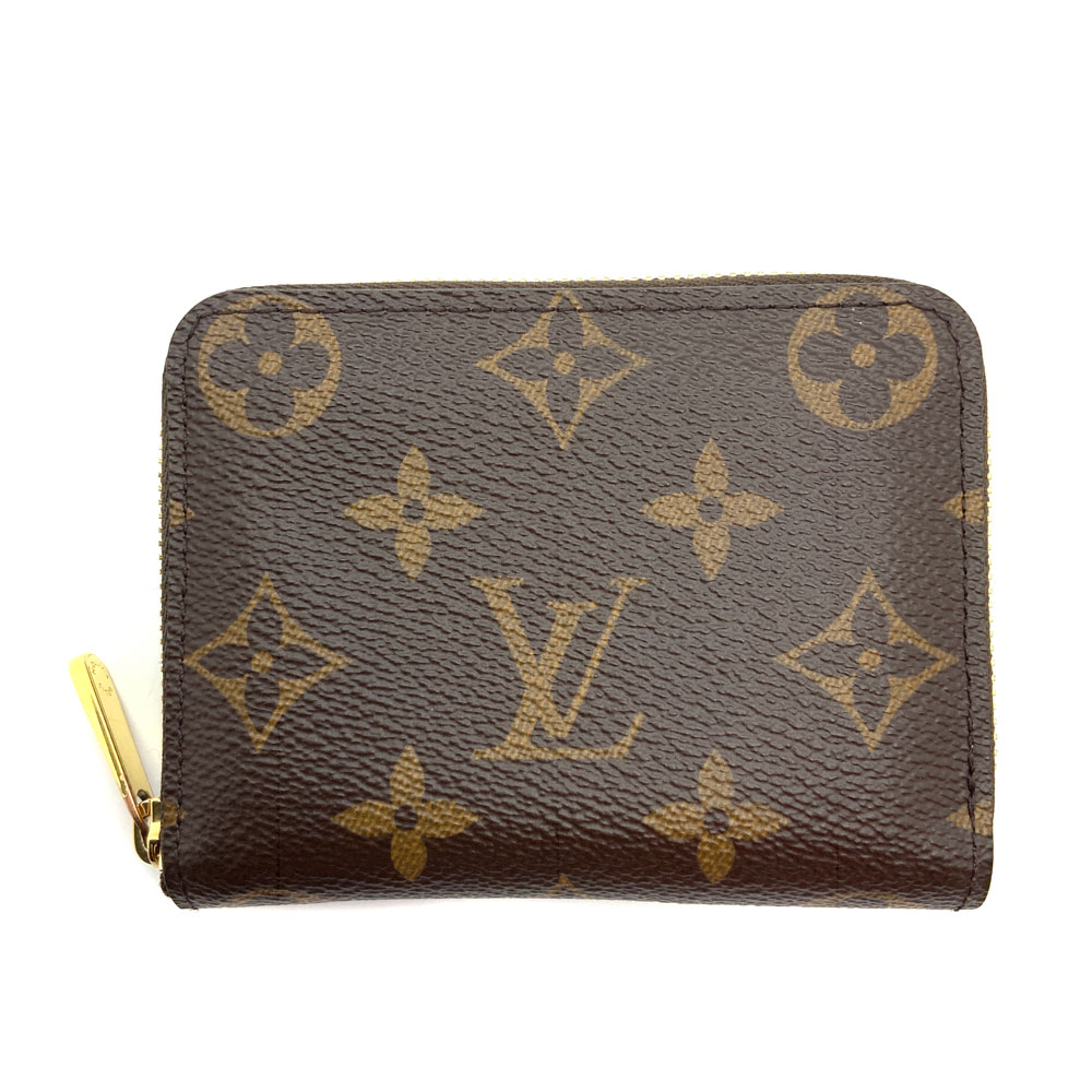 【中古】LOUIS VUITTON(ルイ・ヴィトン)　M60067　モノグラム　ジッピー・コインパース　ラウンドファスナー　PVCレザー　財布　ミニ財布　コインケース　メンズ　レディース【USED-A】