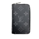 【中古】LOUIS VUITTON（ルイ・ヴィトン）M81662 モノグラムエクリプス ジッピー・コインパース ヴェルティカル ラウンドファスナー ミニ財布 小銭入れ コインケース カードケース【USED-SA】