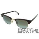 Ray-Ban（レイバン）ORB3016 990/9J 51サイズ サングラス クラブマスター トータス ゴールド グリーンフラッシュグラディエント【USED-A】【中古】