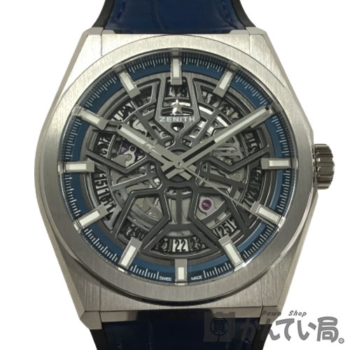 ZENITH（ゼニス）95.9000.670/78.R584デファイクラシックスケルトンチタンAT国内正規購入品メンズ腕時計【USED-SA】