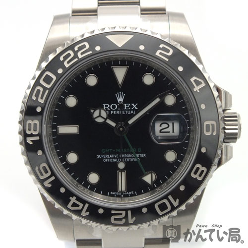 【中古】ROLEX（ロレックス）116710LNGMTマスターII並行輸入品香港ギャラ新品メンズ腕時計【USED-SS】
