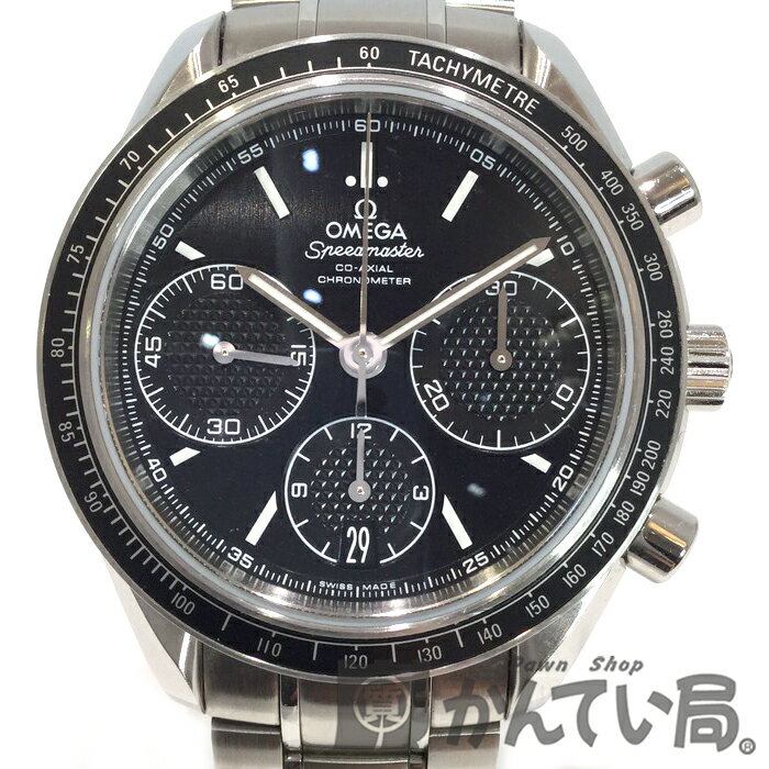 【中古】OMEGA (オメガ) Speedmaster スピードマスター レーシング 326.30.40.50.01 コーアクシャル クロノグラフ 腕時計 オートマチック 自動巻き タキメータ― ブラック ステンレス メンズ 【USED-B】