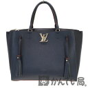  LOUIS VUITTON (ルイヴィトン) M54571 ロックミート 2WAYバッグ ショルダーバッグ ハンドバッグ 肩掛け 斜め掛け レディース レザー ネイビー シルバー金具