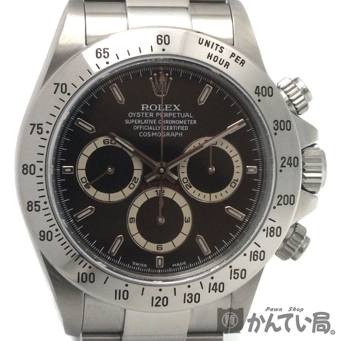 ROLEX（ロレックス）　16520　コスモグラフ　デイトナ　黒文字盤　A番　A9　幅広HOUR　1999年頃　箱・ギャラ　エルプリメロ　AT　クロノグラフ　メンズ　腕時計【USED-SA】【中古】