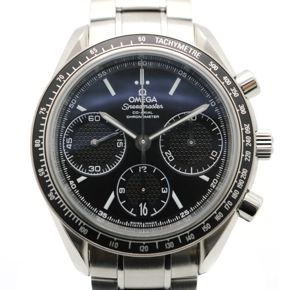 【中古】OMEGA（オメガ）　326.30.40.50.01.001　スピードマスター　レーシング　黒文字盤　オートマチック　クロノグラフ　メンズ　腕時計【USED-A】