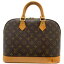 【中古】LOUIS VUITTON（ルイ・ヴィトン）M51130 アルマ モノグラム ハンドバッグ レディース ゴールド金具 ダブルファスナー ブラウン 台形【USED-AB】