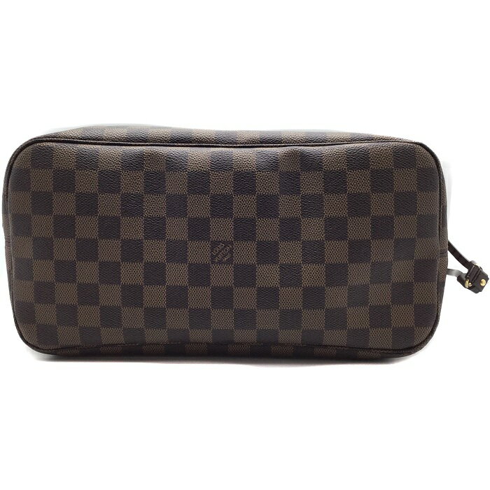 【中古】 LOUIS VUITTON (ルイヴィトン) N51105 ネヴァーフルMM トートバッグ ダミエ キャンバス レザー レディース ショルダーバッグ 肩掛け ブラウン ゴールド金具 【USED-AB】