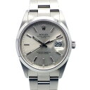 【中古】ROLEX（ロレックス）15200 オイスターパーペチュアル デイト シルバー文字盤 Y番 自動巻き オートマ ステンレス メンズ【USED-B】