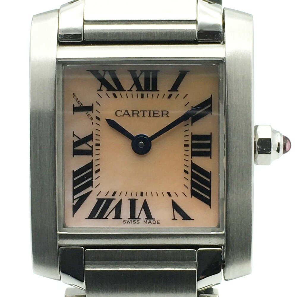 š Cartier (ƥ) W51028Q3 󥯥ե󥻡SM 20mm  Ӽ ӻ ԥ󥯥ʸ SS ƥ쥹ƥ å ǥ USED-SA