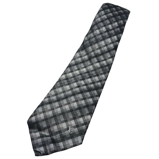 【中古】 LOUIS VUITTON (ルイヴィトン) ネクタイ チェック グラデーション ブラック シルバー ビジネス メンズ シルク100% プレゼント お呼ばれ 【USED-AB】 【中古】 LOUIS VUITTON (ルイヴィトン) ネクタイ チェック グラデーション ブラック シルバー ビジネス メンズ シルク100% プレゼント お呼ばれ 【USED-AB】