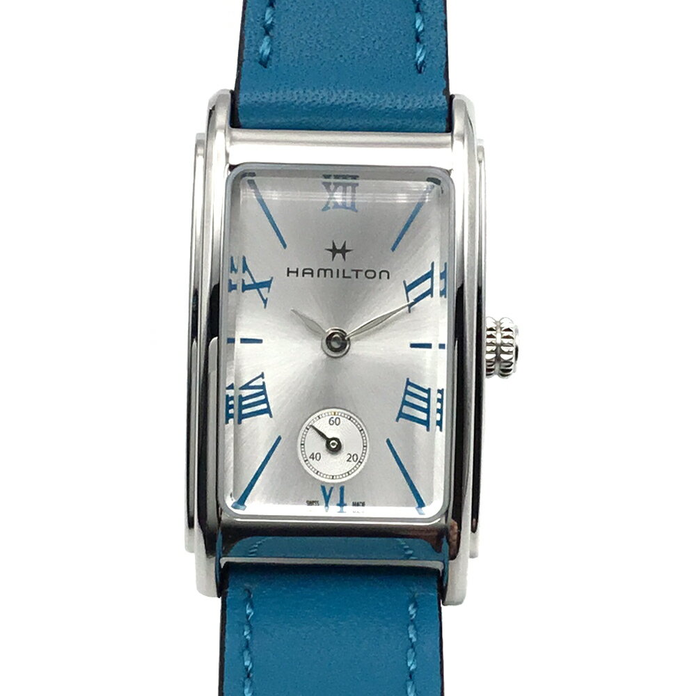 HAMILTON（ハミルトン）H11221650 アメリカンクラシック アードモア クオーツ American Classic Ardmore Quartz レディース 腕時計 ブルー ターコイズカラー 革ベルト