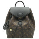 【中古】LOUIS VUITTON(ルイヴィトン) M45515 モンスリNM PM バックパック デイパック リュックサック モノグラム キャンバス レザー ...
