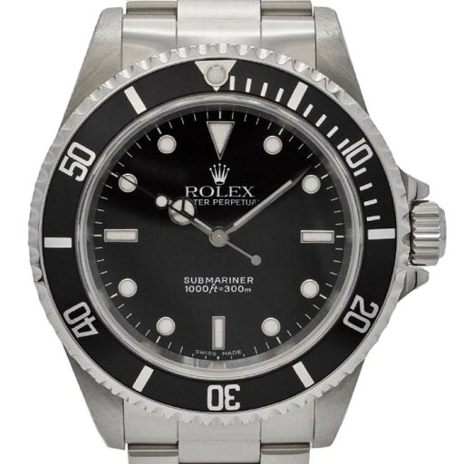 【中古】ROLEX(ロレックス) 14060 サブマリーナ ノンデイト 自動巻き 約40mm ステンレススティール P番 2000年頃 メンズ 腕時計【USED-AB】 【中古】ROLEX(ロレックス) 14060 サブマリーナ ノンデイト 自動巻き 約40mm ステンレススティール P番 2000年頃 メンズ 腕時計【USED-AB】