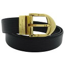 【中古】 LOUIS VUITTON (ルイヴィトン) M6832 サンチュール クラシック ベルト 34/85 エピ ノワール ブラック ゴールド金具 レザー...