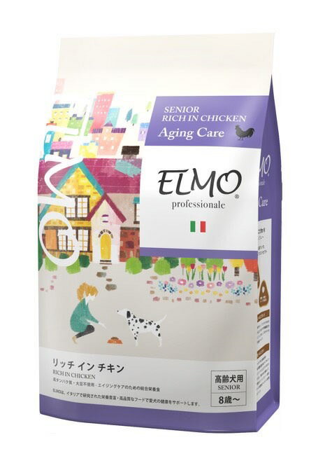 ☆ELMO シニア 3kg (リッチインチキン) Richin CHICKEN エルモ プロフェッショナーレ イタリア製ドッグフード