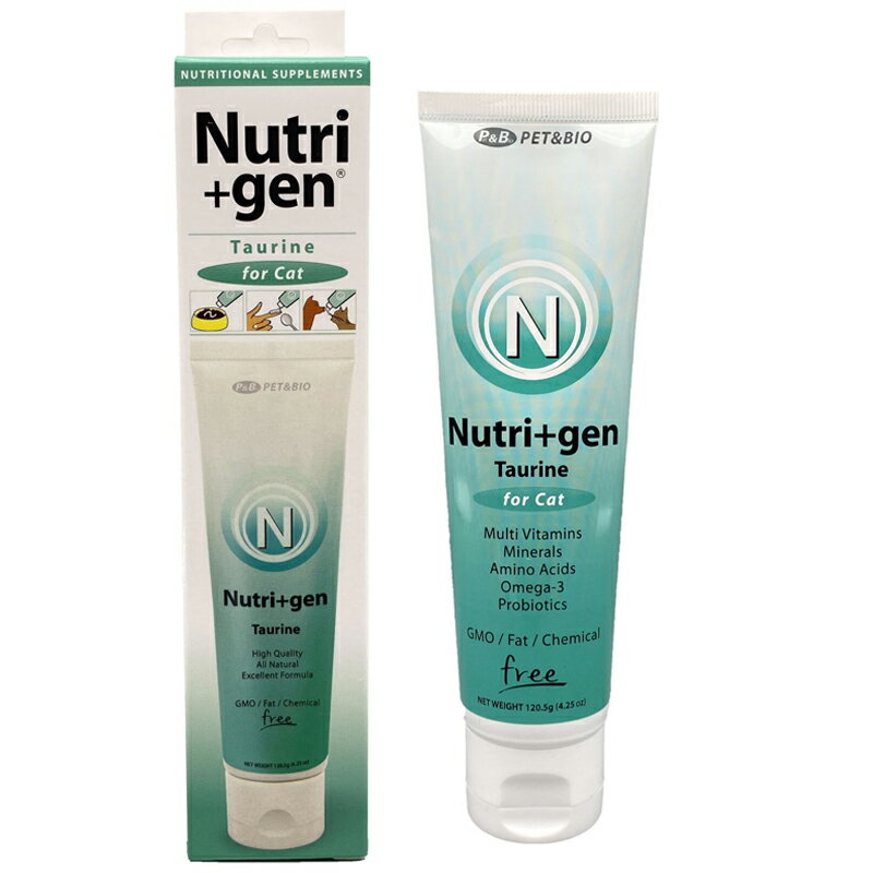 ペット用サプリメントジェル「Nutri+gen」タウリン 愛猫の必須ビタミン補給に！