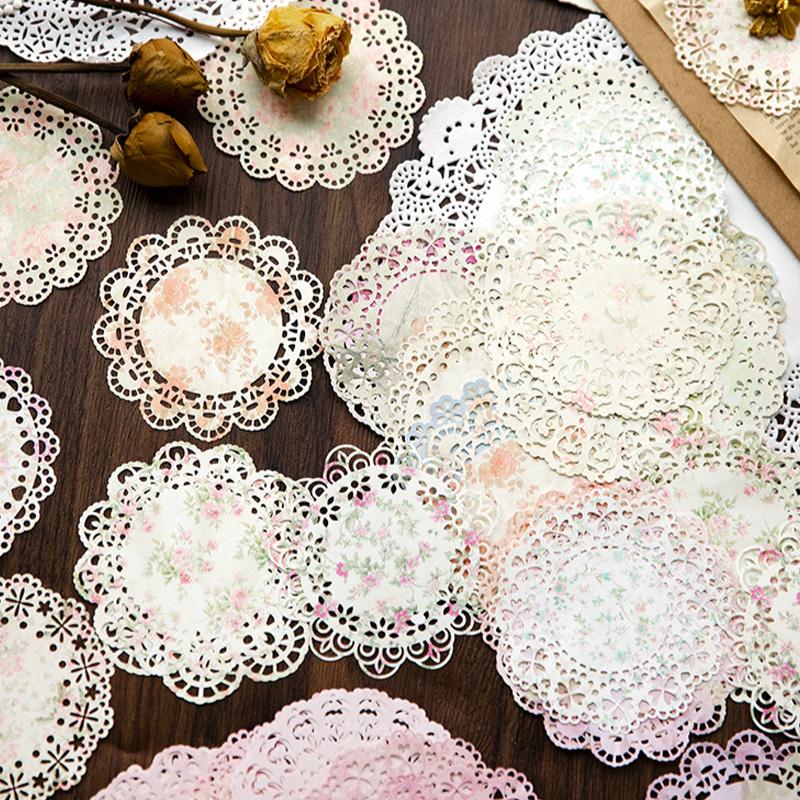 PA056 紙物素材 レース 背景紙 コラージュ 素材 デザインペーパー 背景紙 紙もの 手帳 日記 ジャンクジャーナル 海外 紙モノ 紙物