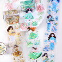 MT306 人物 女の子 女性 PET コラージュ 素材 マスキングテープ マステ コラージュ シール コラージュシール コラージュ素材 紙もの 手帳 日記 ジャンクジャーナル 海外 紙モノ 紙物(3)