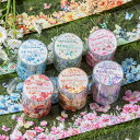MT401 花 蝶 蝶々 帯 PET コラージュ 素材 マスキングテープ マステ コラージュ シール コラージュシール コラージュ素材 紙もの 手帳 日記 ジャンクジャーナル 海外 紙モノ 紙物(3)