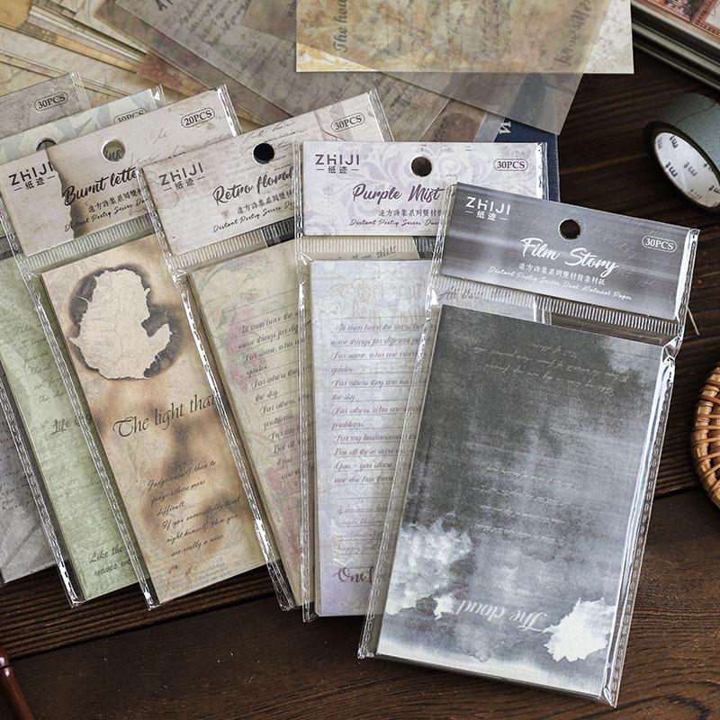 PA685 硫酸紙 背景 手紙 英字 英語 メモ 英文 手書き コラージュ 素材 紙物素材 デザインペーパー 背景紙 紙もの 手帳 日記 海外 紙モノ 紙物