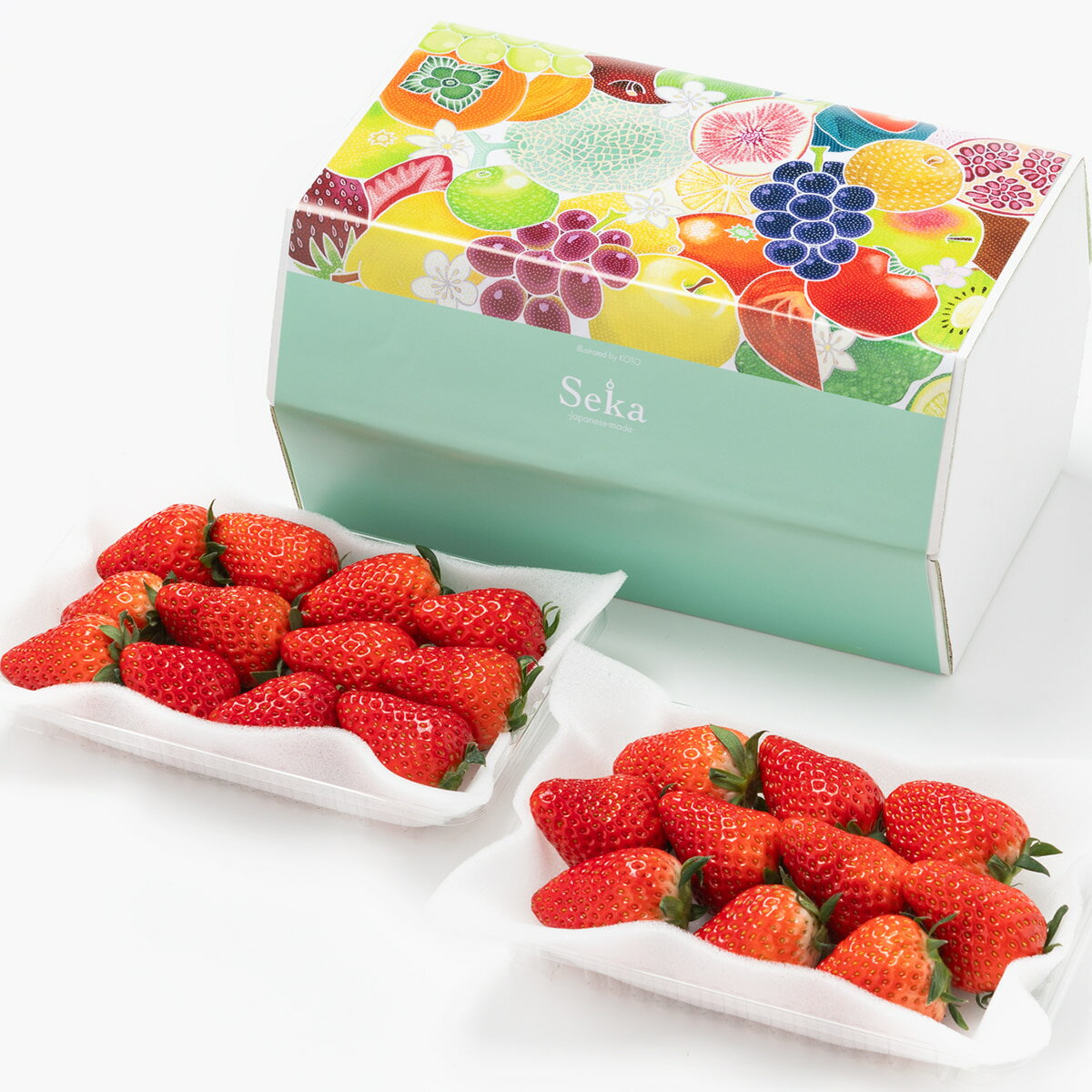 [贈答用]きらぴ香 いちご（2パック） 果物詰め合わせ フルーツギフト 詰め合わせ ギフト フルーツ くだもの イチゴ 国産 旬 おしゃれ かわいい 御礼 御祝 内祝 市場直送 内祝 御供 供物 お供え お見舞い 御見舞 お歳暮 誕生日プレゼント 苺 冬ギフト 栃木 高級 お祝い