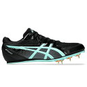 23.5cm アシックス EFFORT 13 陸上スパイク 推奨種目:トラック全般 asics 陸上競技シューズ 100m~1500m ハードル 走幅跳 三段跳 棒高跳 1093A167-004 Black/Illuminate Mint ★10000 ※北海道・離島・沖縄県へのお届け不可