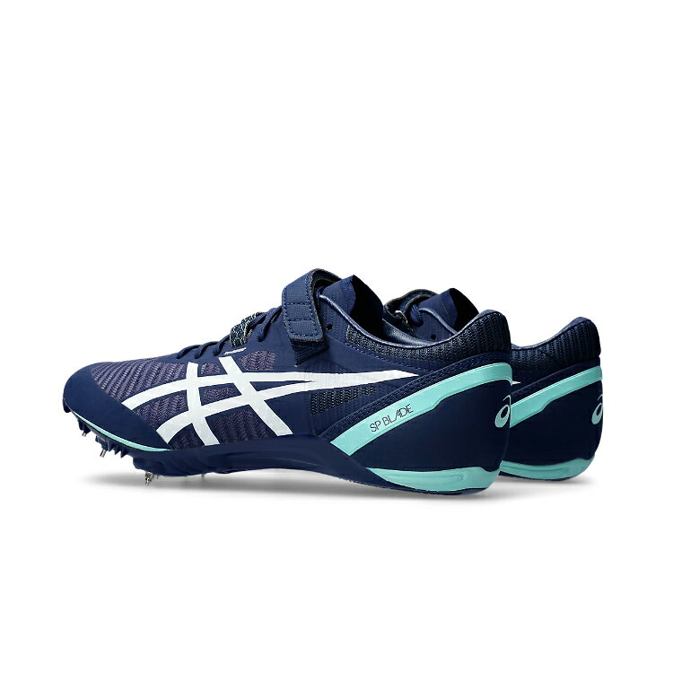オザキスポーツのアシックス　SP BLADE 9　ユニセック　陸上スパイク　100m～400m／ハードル　ASICS　陸上競技シューズ　1093A137　401　Blue Expanse/White　★20909　※北海道・離島・沖縄県へのお届け不可｜アングル2