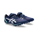 アシックス SP BLADE 9 ユニセック 陸上スパイク 100m〜400m/ハードル ASICS 陸上競技シューズ 1093A137 401 Blue Ex...