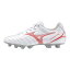 ミズノ　モナルシーダNEO III SELECT Jr　ジュニア　サッカー／フットボール　スパイクシューズ　MIZUNO　P1GB242560　ホワイト×レッド　★7000　24SS